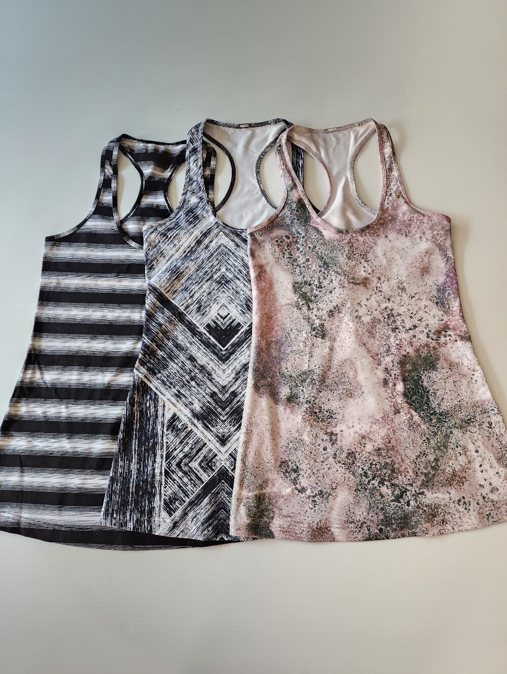 Lululemon Cool Racerback - Capilano, Sugar Crush, Heat Wave Sz 8